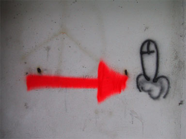Arrow graffiti